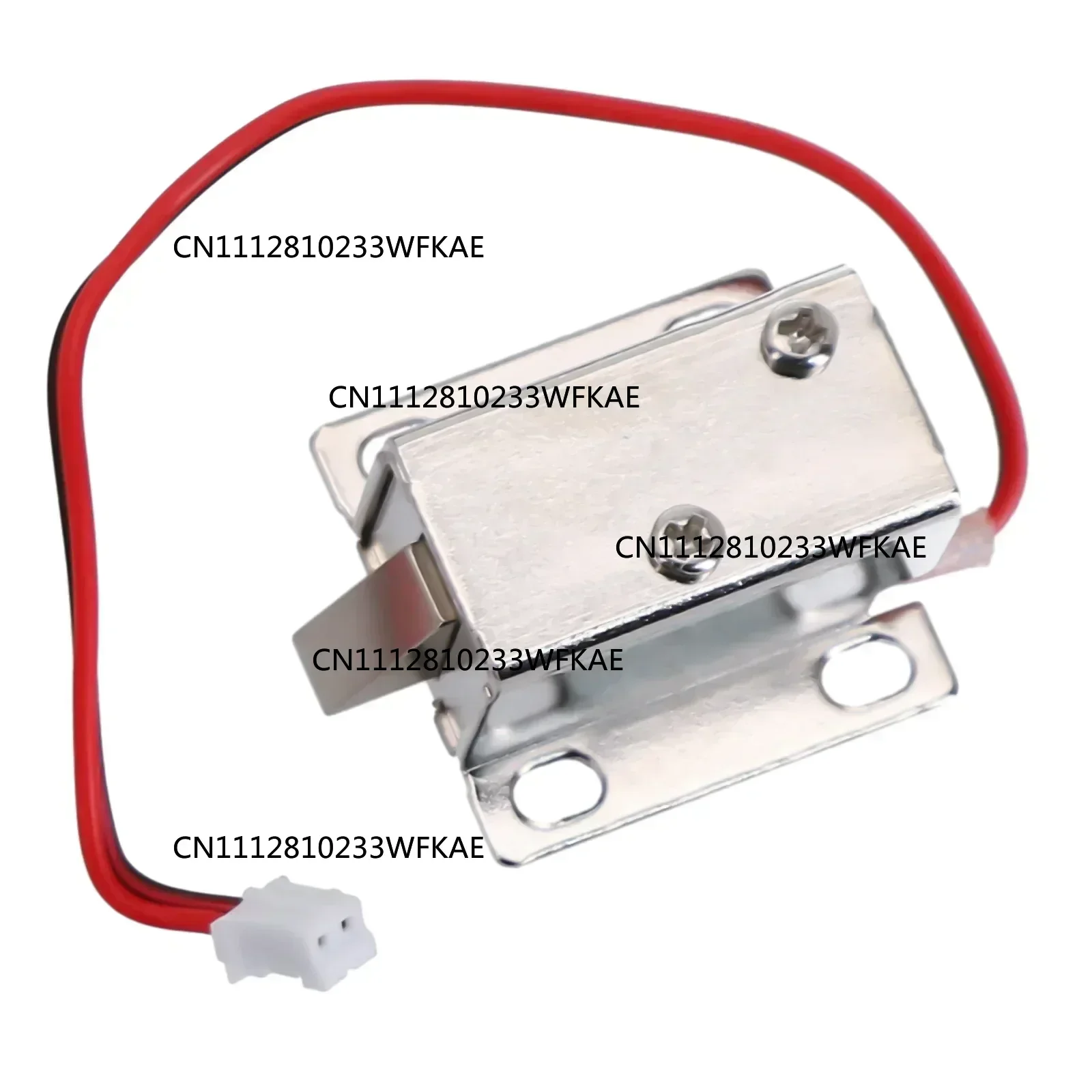 2pcs Electronic Latch Lock Catch Door 12V Electro-magnet Release Solenoid Slant Slug Electric Control Lock