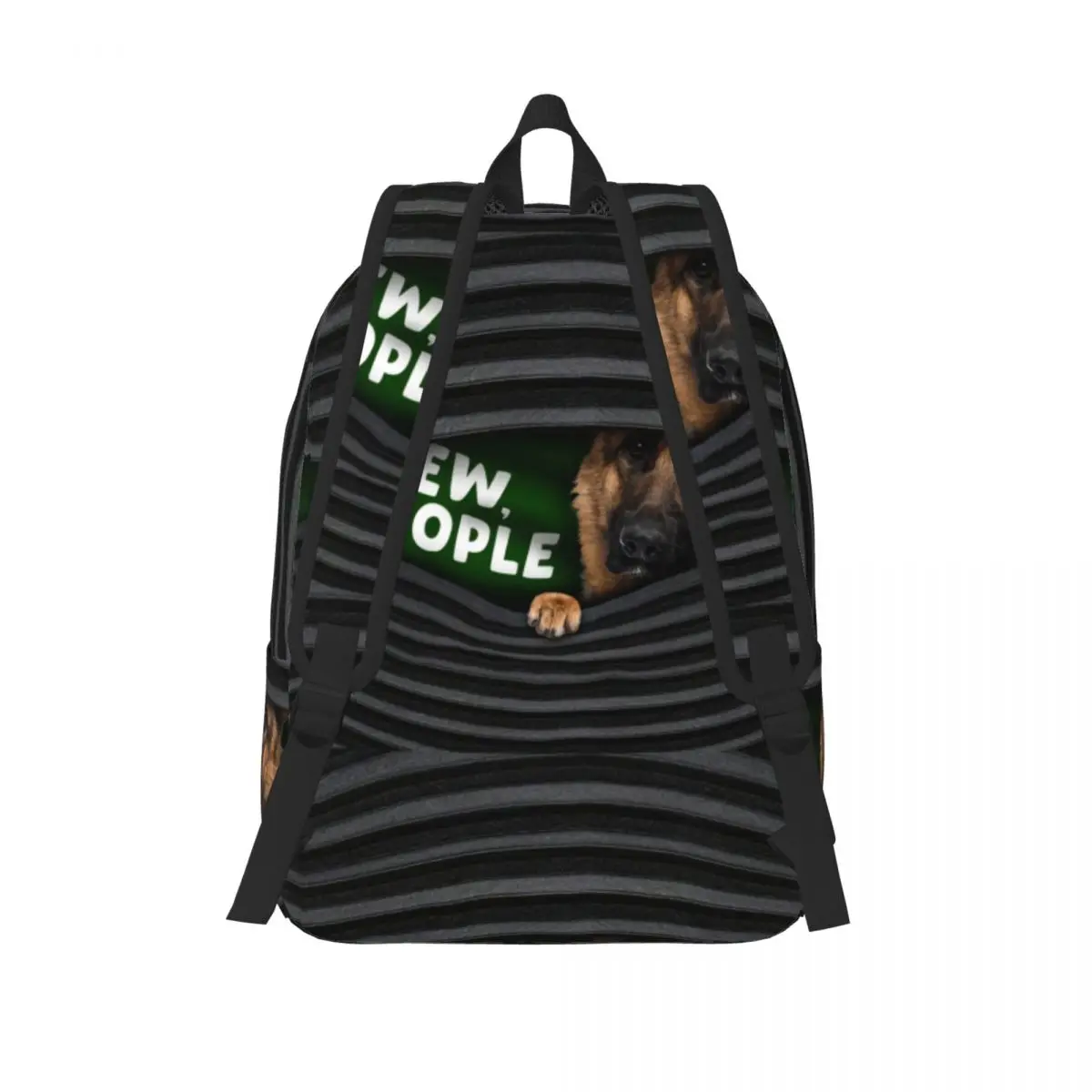 Zaino per adolescenti per cani da pastore tedesco regalo per studenti Business Animal Dogs Daypack per uomo donna borsa a tracolla per Laptop