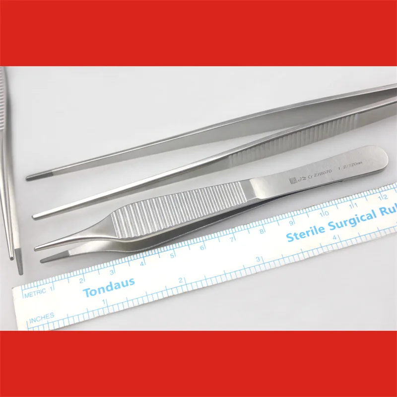 Suture needle tweezers JZ medical insertion plastic tweezers Edison tweezers cosmetic fine tweezers skin tweezers abdominal twee