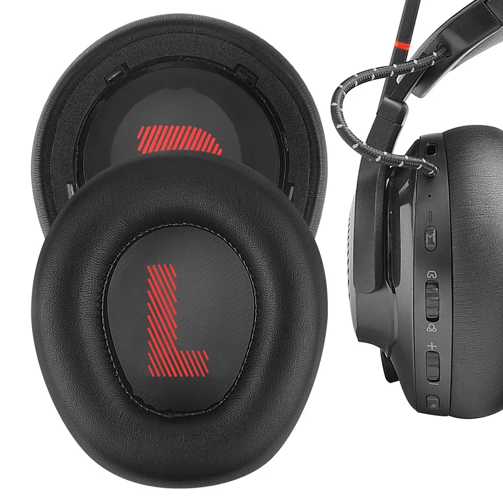 Protein Leather Replacement Earpads Ear Cups Pads Cushions Repair Parts for JBL Quantum 800 Q800 Wireless Headphones Headsets