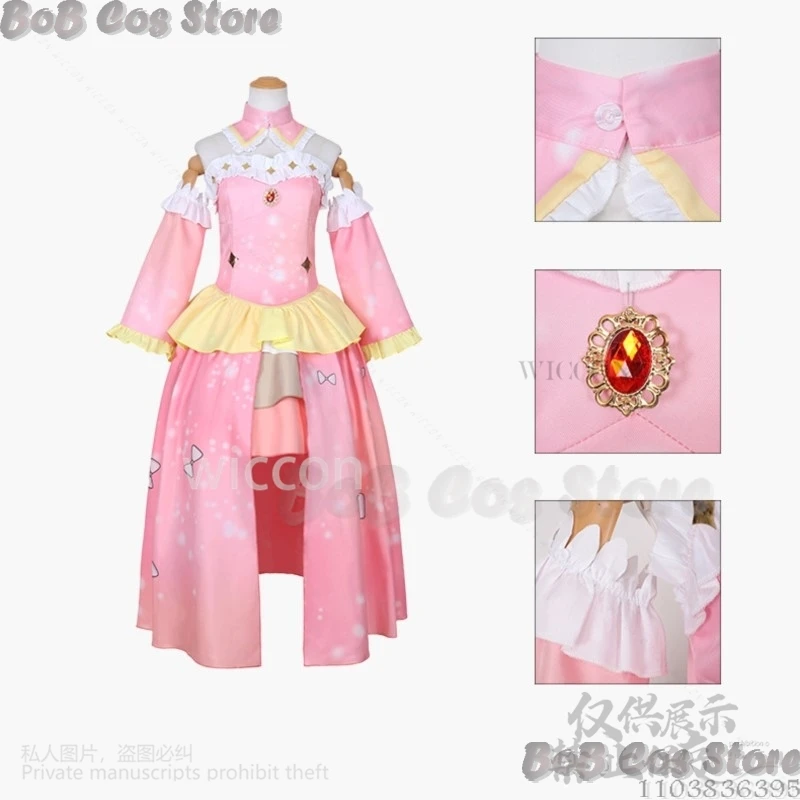 Zero Cosplay Ram Anime New 2024 Birthday Suit Pink Princess Dress Kawaii Lolita Cartoon Wig Girl Women Cos Comic Con Customized