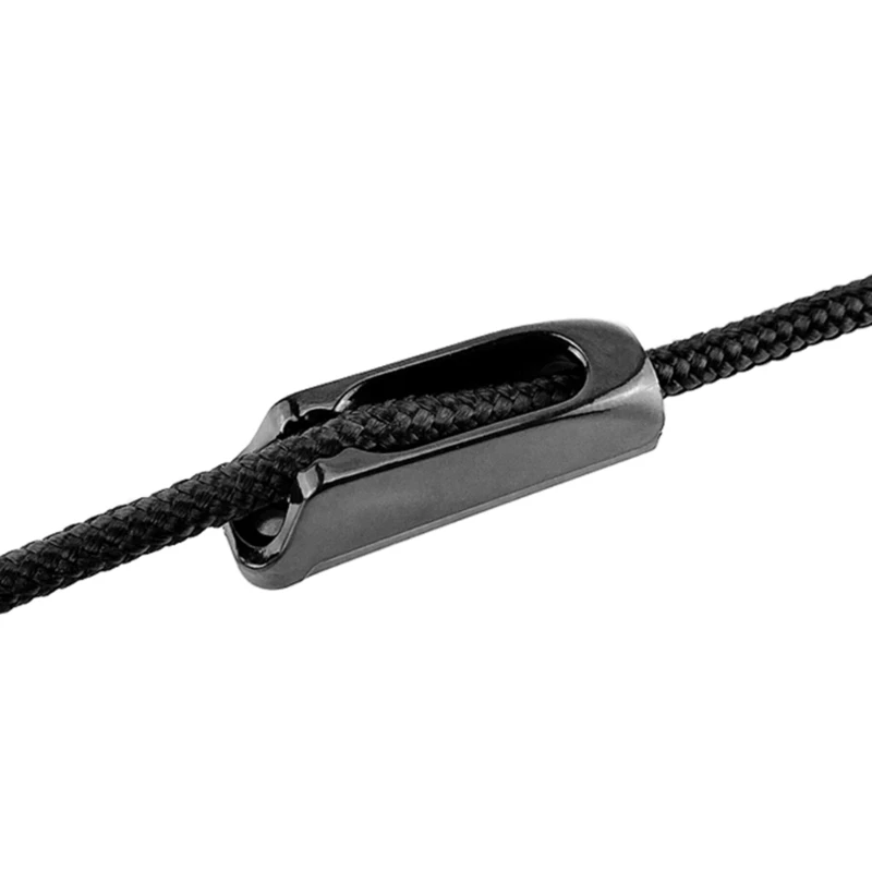 2pcs Fishing Boat Yacht Marine Accessories Nylon Jams Cleat -Locking Rope Cord Tensioner Runner for Outdoor Safety Canoeing