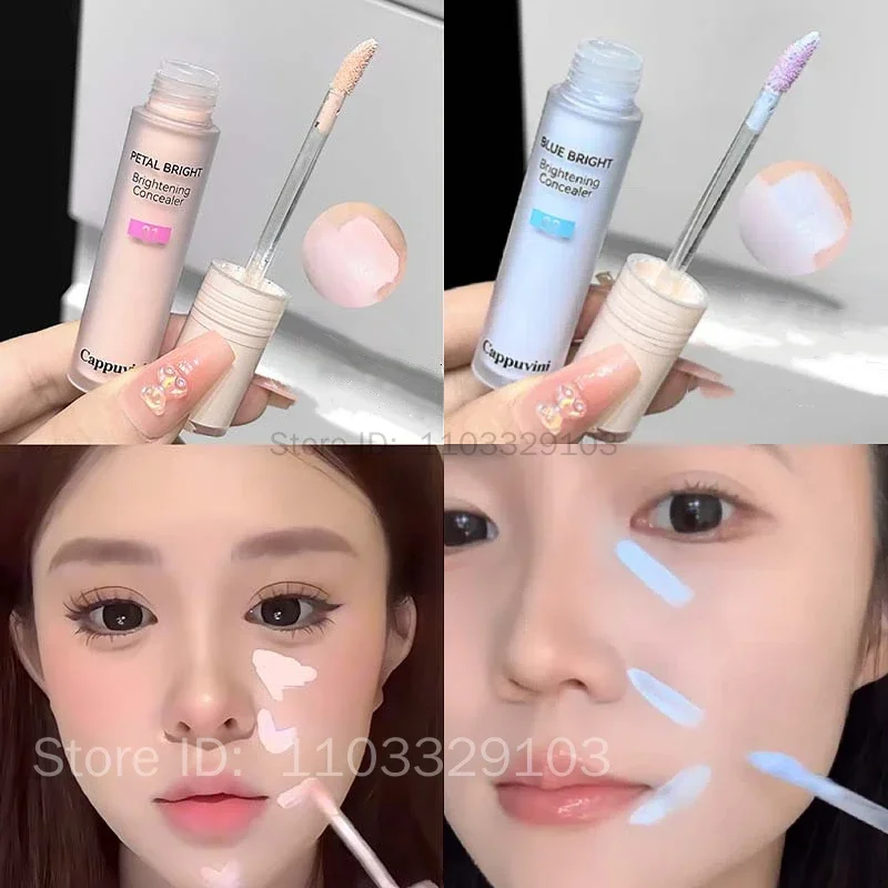 كريم أساس سائل عالي اللمعان، عصا خافي عيوب البشرة، مرطب يدوم طويلاً، كونتور للوجه، تغطية كاملة، تعديل مكياج لون البشرة #3