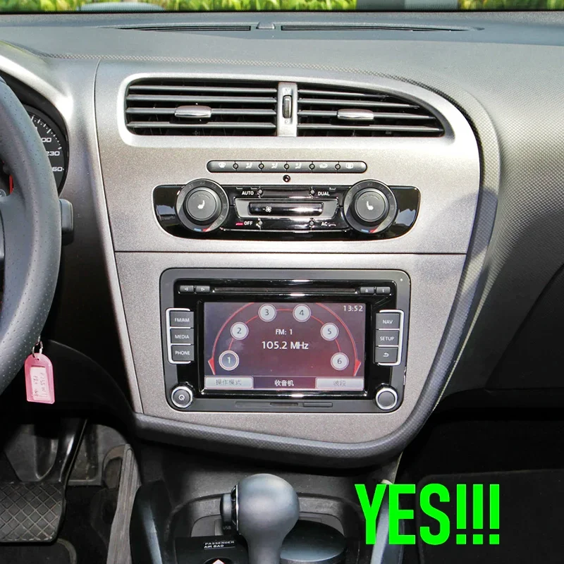 

Carplay Voiture, 9'' 4+64GB For SEAT Leon 2005-2012 Car Radio Android 15 Auto Support 4G+WIFI Head Unit Canbus