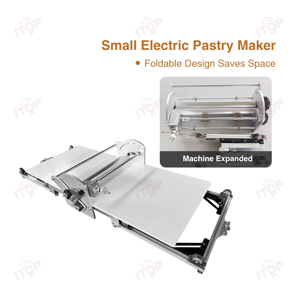 

Commercial Electric Dough Sheeter Tabletop Dough Sheeter Dough Flattening Machine Stainless Steel Dough Roller