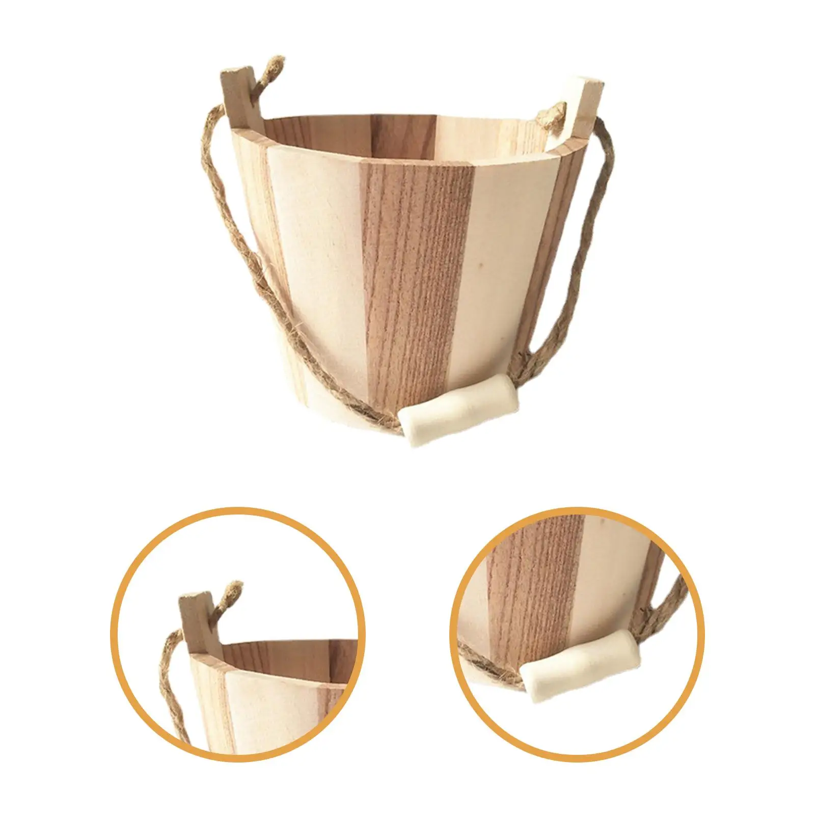 Mini baril en bois Miniature, artisanat en bois, accessoires Photo, ornement de bureau avec