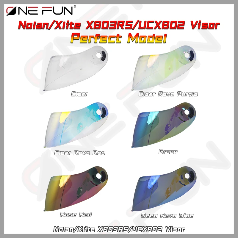 

X803 Visor Photochromic For Nolan Xlite X803RS UCX802 X702 Motorcycle Shield Helmet Accessories Uv Protected Electroplated Lens