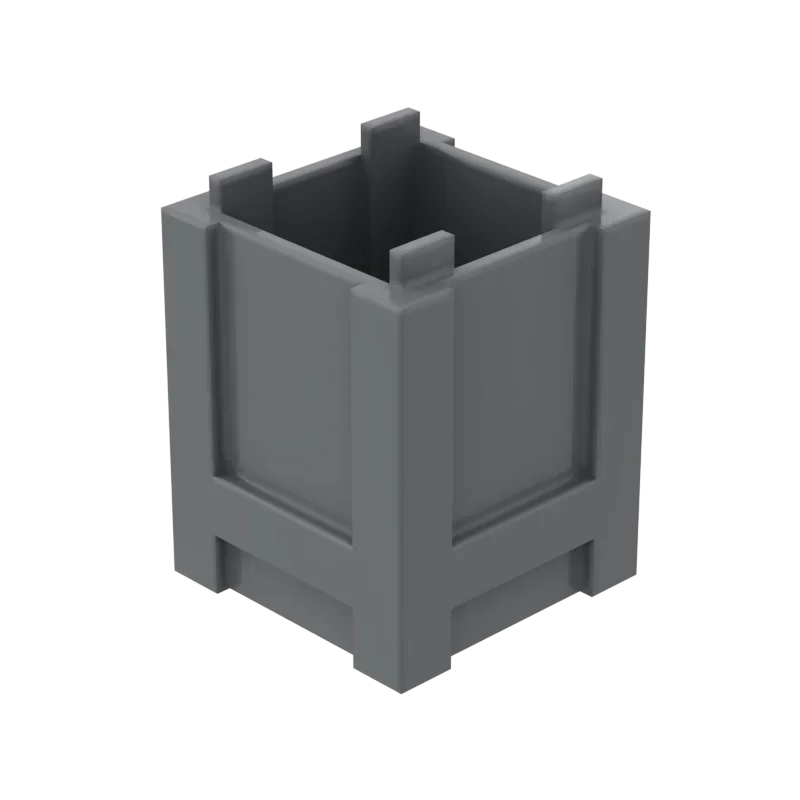 MOC 10PCS Part Bricks 61780 2x2x2 Container Box Building Blocks Set Top Opening Treasure Particle DIY Toy Children Birthday Gift
