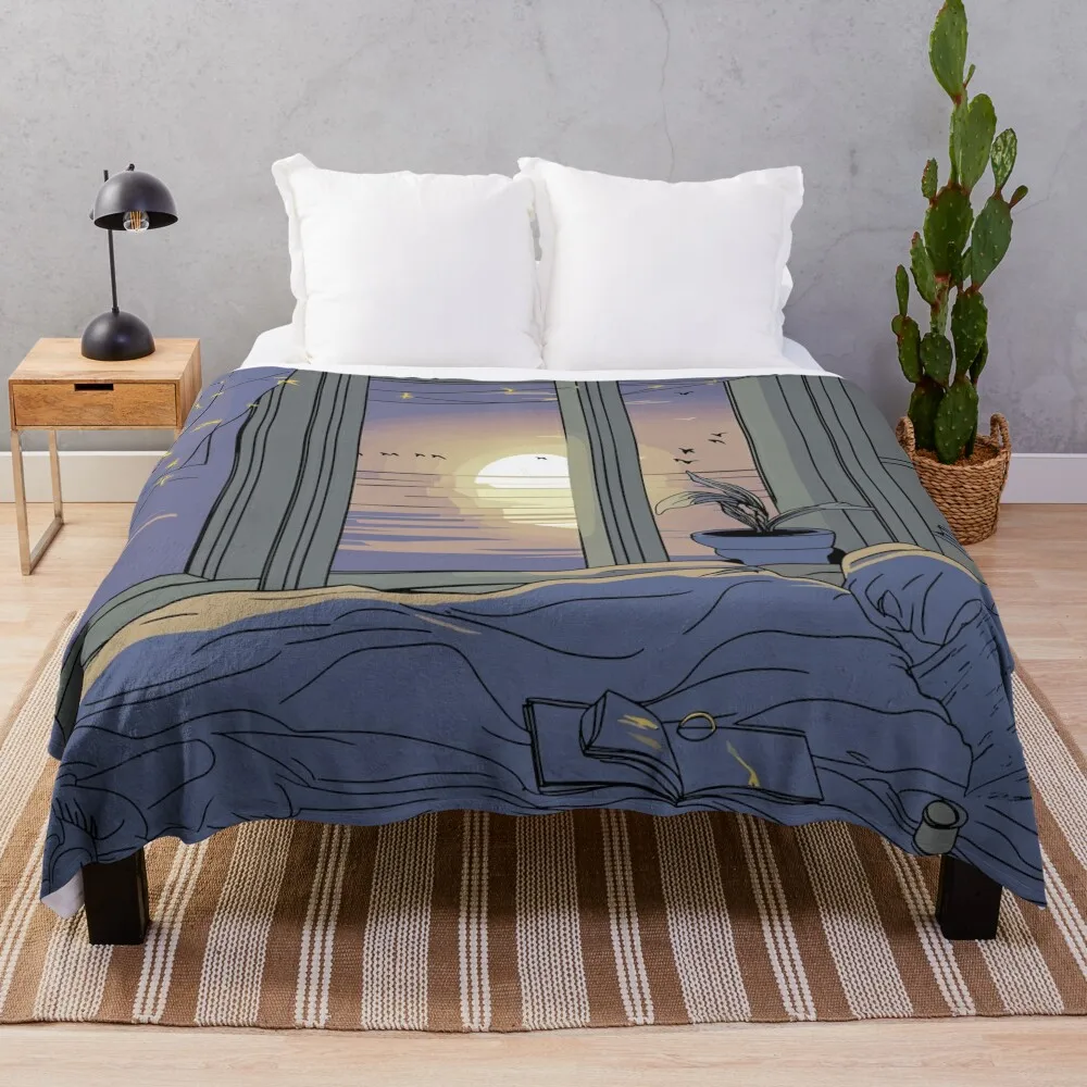 

Early Morning Throw Blanket Luxury Thicken Summer Beddings Blankets