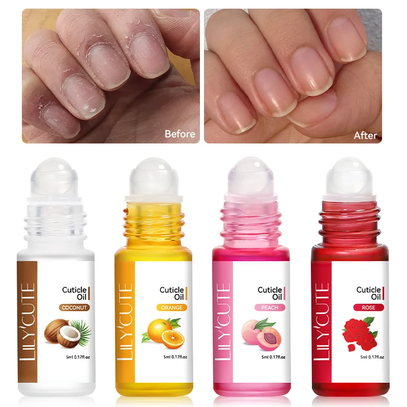 LILYCUTE 5ML 네일 영양 오일 네일 트리트먼트 네일 비타민 큐티클 리바이탈라이저 오일 Agnail 네일 젤 폴란드어 피부에 영양을 공급