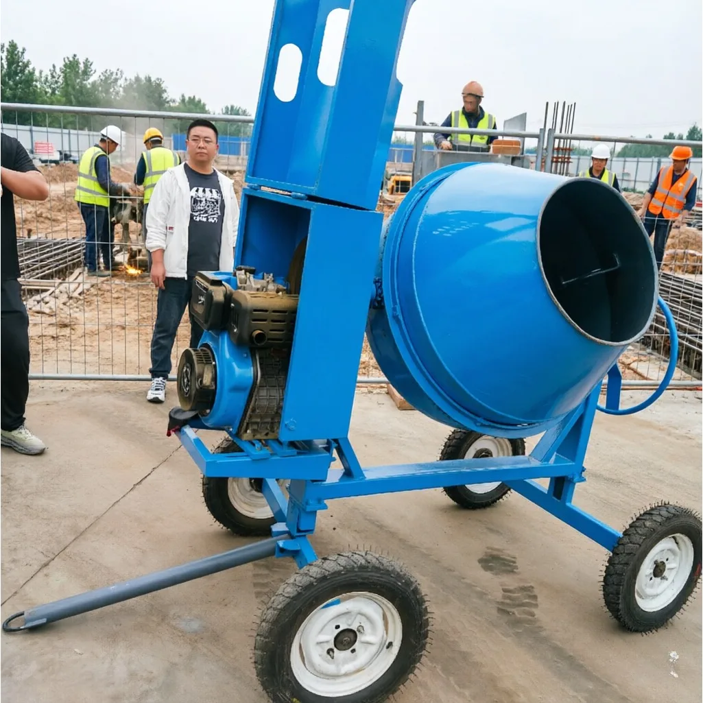 Hot seller Mini Concrete Mixing Barrel Complete Matching Spare Parts Easy Maintenance Small Villa Construction Mixing Tank