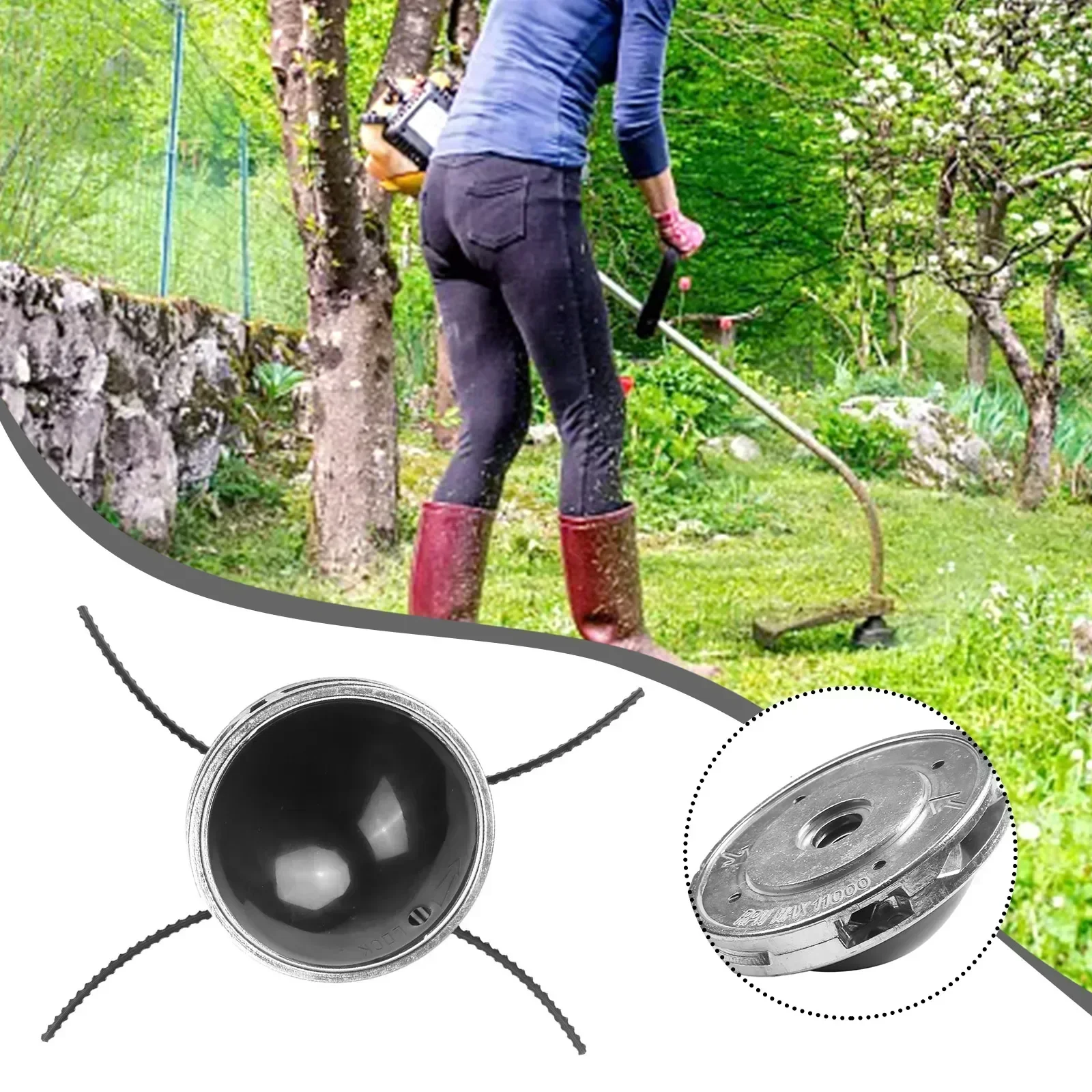 

Grass Trimmer Spares Trimmer Head 1pcs Aluminum Chainsaw Parts Garden Power Tool For Most Straight Shaft Trimmer Brand New