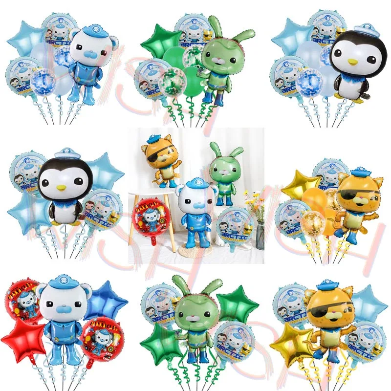 

Octonauts Birthday Balloon Polar Bear Party Decoration Supplies Cat Penguin Ballon Boy Gift Wed Decor Home Garden Baby Shower