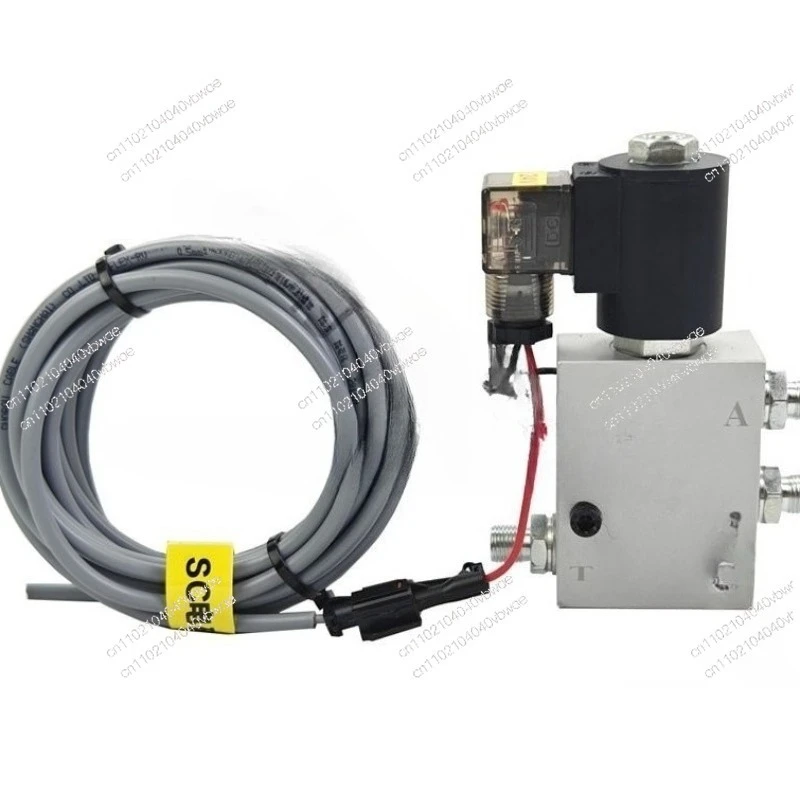 Apply To Hydraulic Solenoid Valve of Excavator Quick-change Connector 12V Quick-change  Cylinder Check Valve Fittings