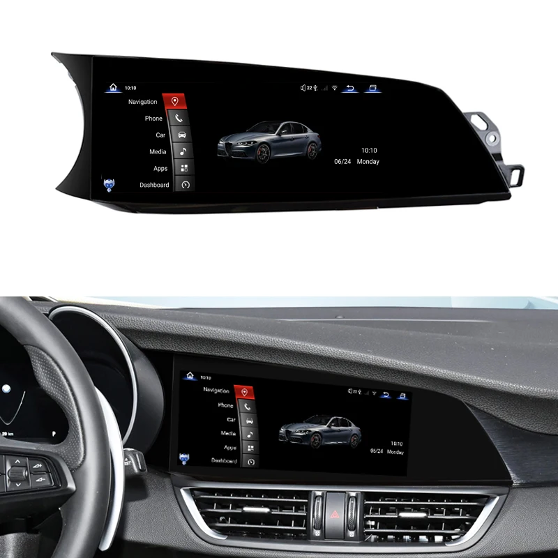 

10.25 Inch 1920*720p HD Android 13Car Accessories Auto Radio Navigation For Alfa Romeo Giulia Head Unit Stereo 2017-2024