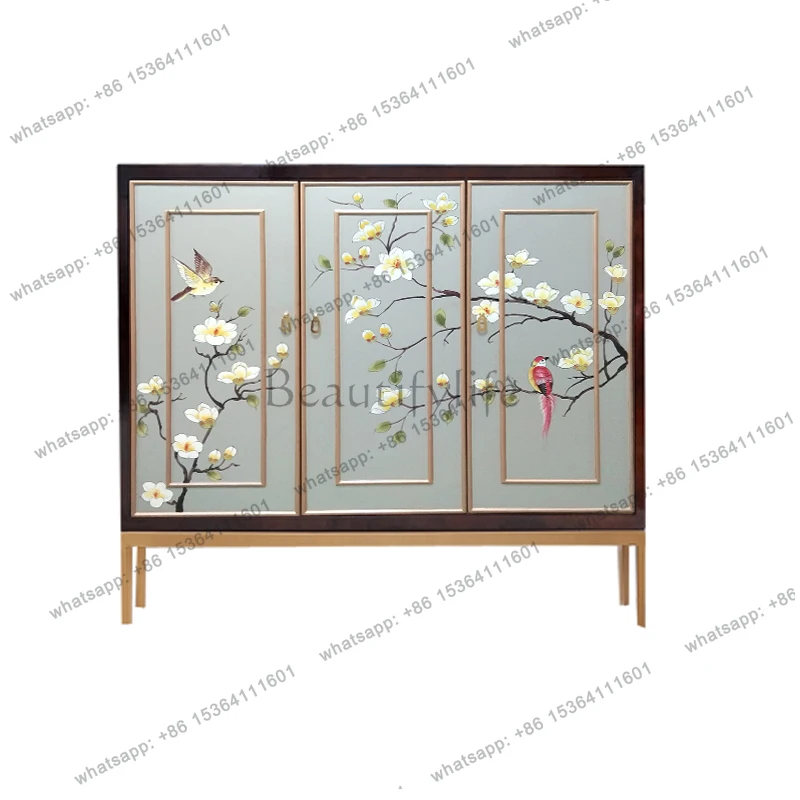 

Шкаф для обуви в итальянском стиле, скандинавский водонепроницаемый роскошный салон для хранения обуви, компактный шкаф для дома, мебель для дома