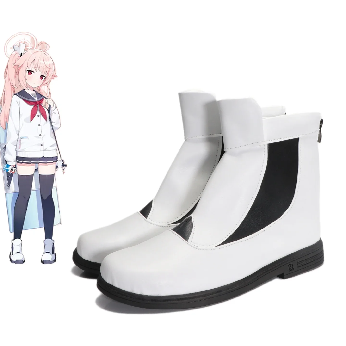 Game Blue Archive Yutori Natsu Cosplay Shoes Japanese High School Boots Custom Made