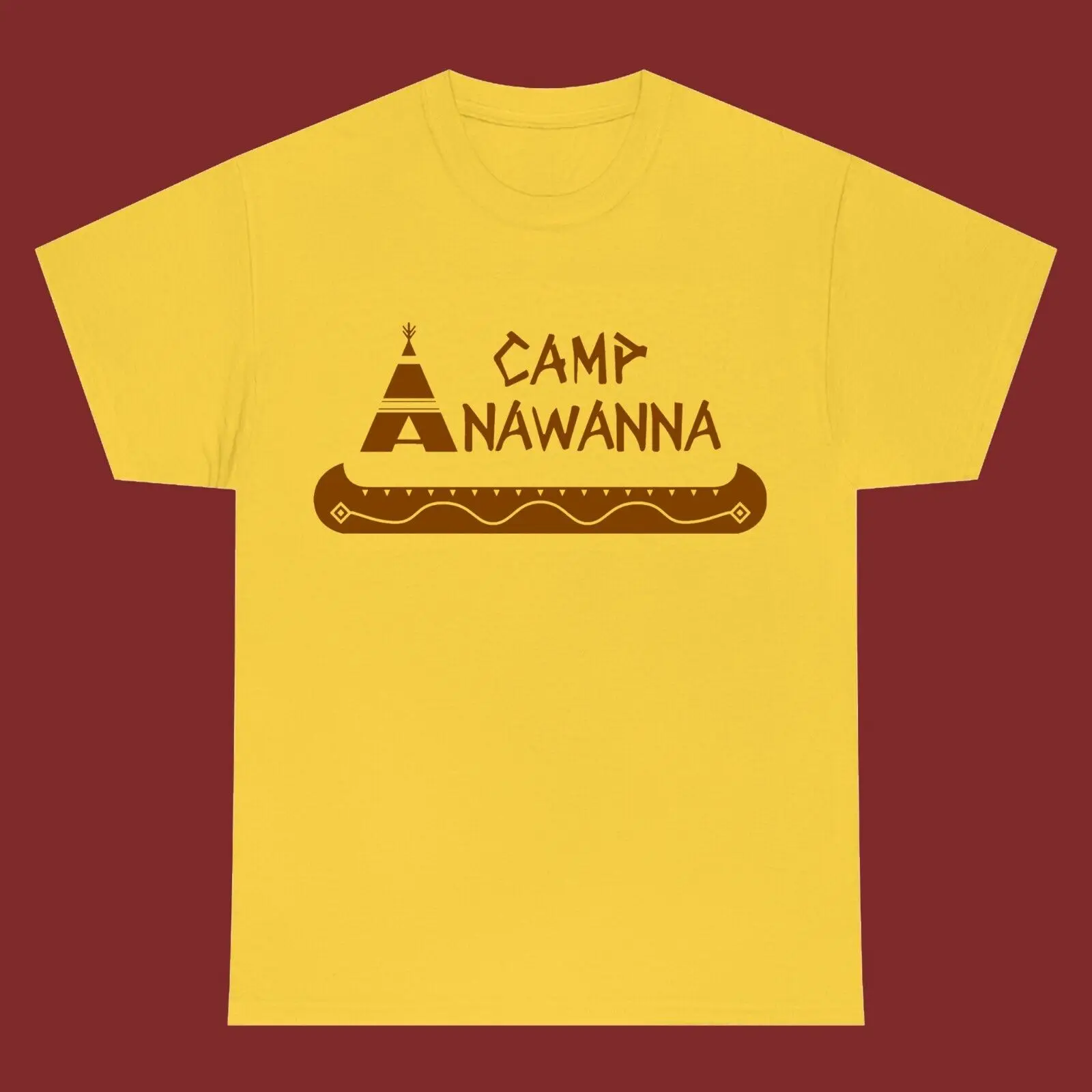 Camp Anawanna Salute Your Shorts Tv Show Men's Daisy Yellow T-Shirt Size S-5XL