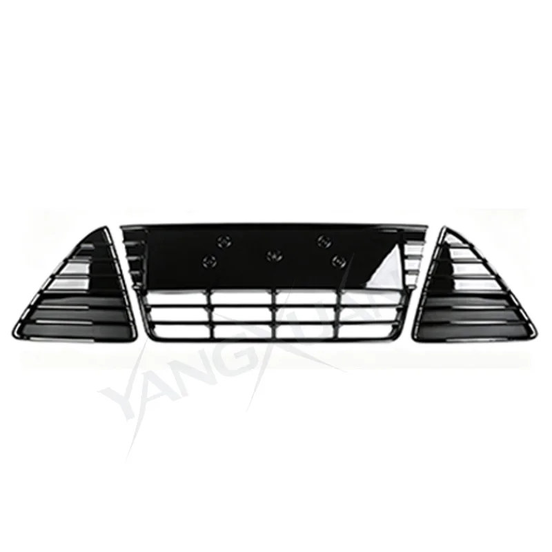 Front Bumper Lower Grille Racing Grille For Ford Focus 2012 2013 2014 Car Grille Honeycomb Glossy Matte Black Mesh