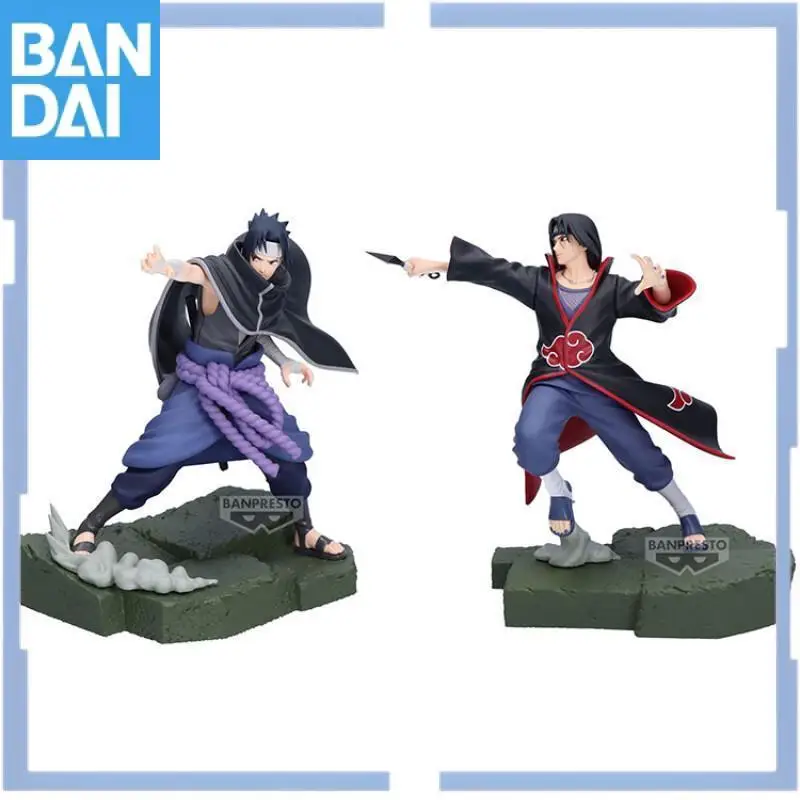

Подлинная Bandai Namco Banpresto Наруто Учиха Итачи Учиха Саске Комбинированная битва ПВХ Аниме Фигурка Модель Игрушка Подарочный коллекционер