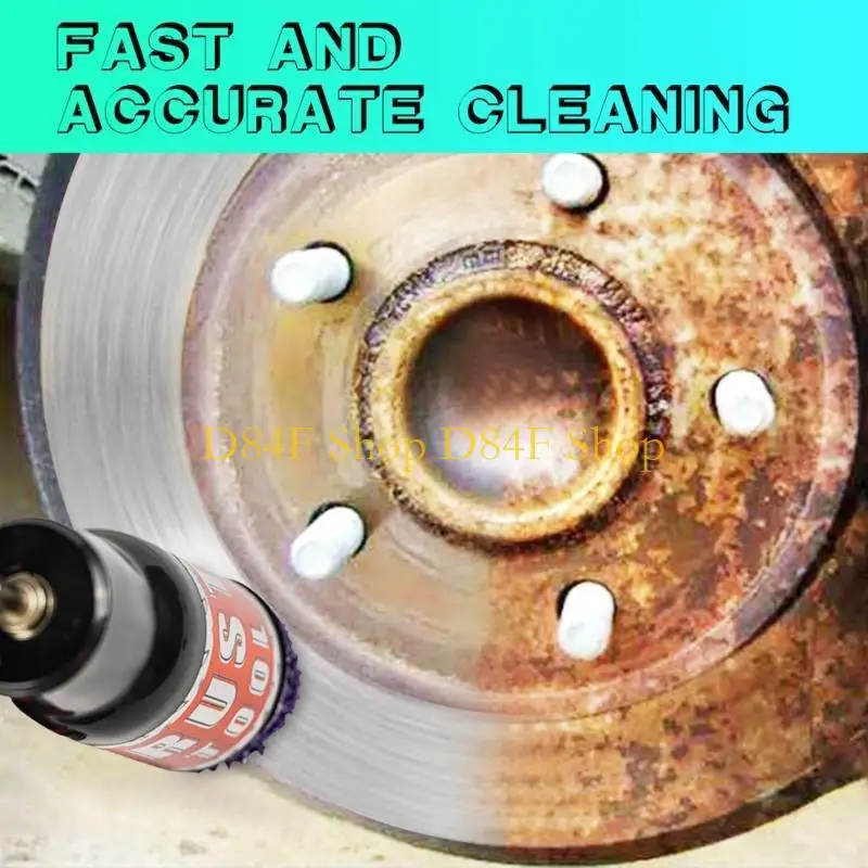 

D84F Портативный инструмент для удаления ржавчины, подходящий для ударных гайковертов и электрической дрели дюйма, удобный с