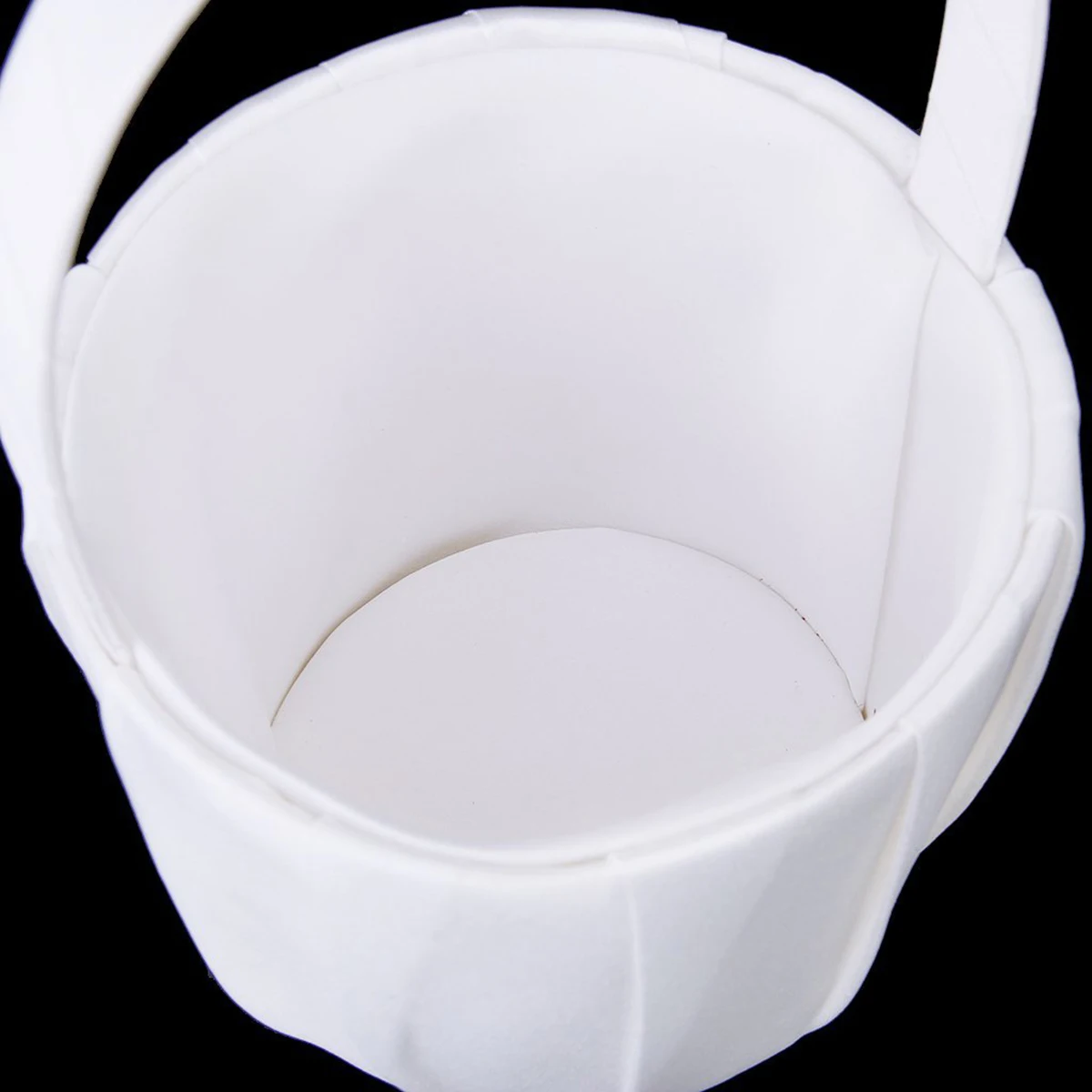 

White Girl Wedding Decoration Satin Rhinestone Handle 12.5Cm 21Cm 10.5Cm Wedding Basket Party Bride Flower Hamperwedding Flower