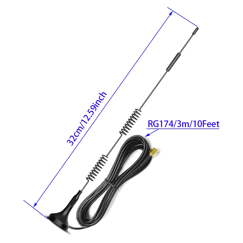 15dB 4G LTE 3G GSM Full-band WIFI antenna 700-2700MHz SMA Male for Outdoor DTU Cabinet and Router External Antenna