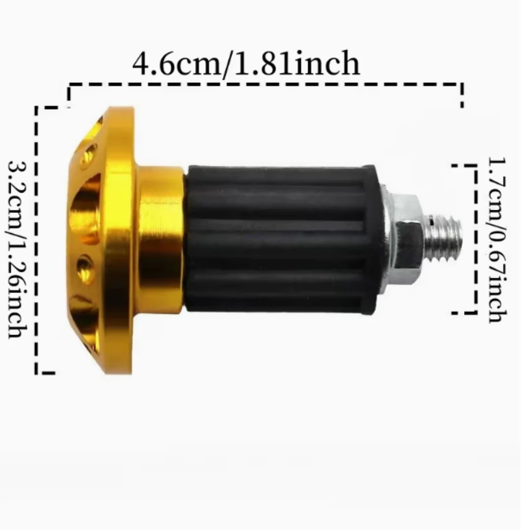 2Pcs CNC Aluminum Anti-vibration Handlebar End Cap Counterweight Slider For Honda Yamaha Motorcycle Modification Accessories image 6