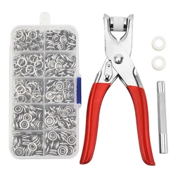 Sets Snap Fasteners Kit Tool Metal Snap Buttons Rings With Fastener Pliers Press Tool Kit For Clothing Button Thickened Snap DIY