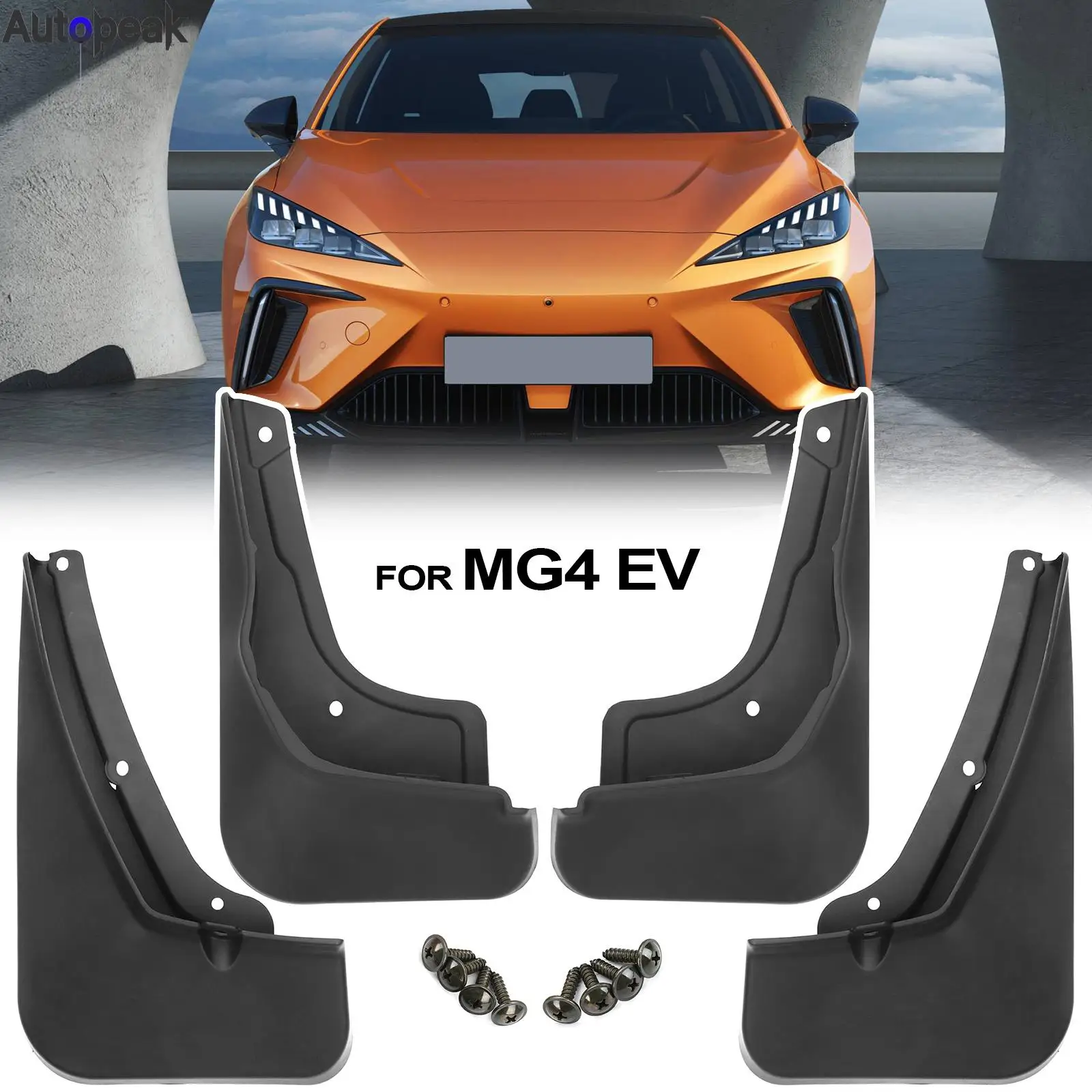 

4x For MG 4 MG4 EV Mulan Hatchback 2022 2023 Mud Flaps Splash Guard Mudguards MudFlaps Front Rear Fender Styling Car Accessories