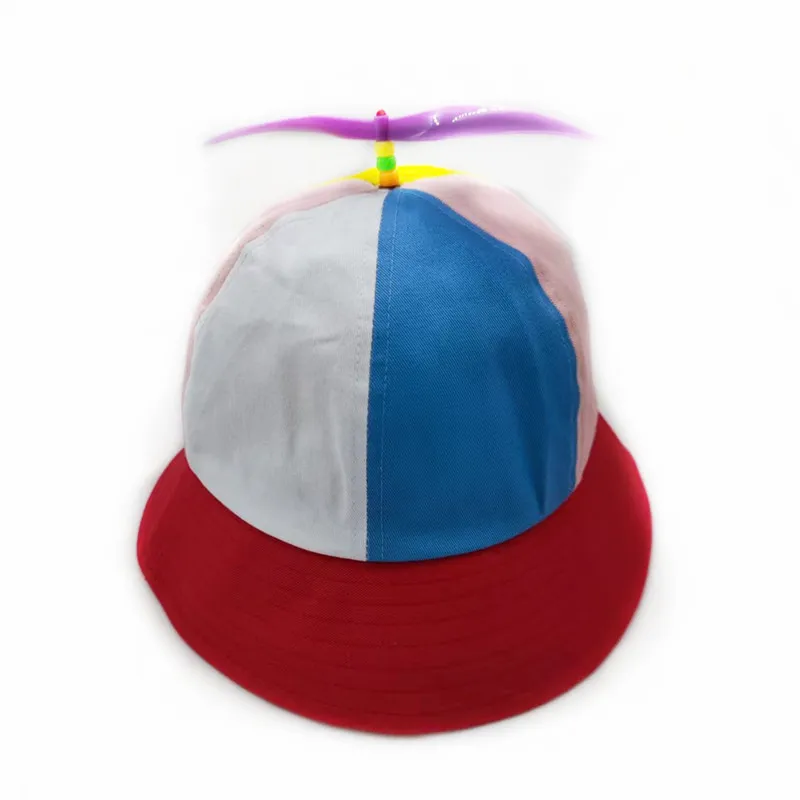 20 Farben Lustiger Propeller Regenbogen-Hubschrauber-Baseballkappe Größe S&L Unisex Kinder Teenager Kleine Köpfe Zylinder für Männer Frauen – Detail 34