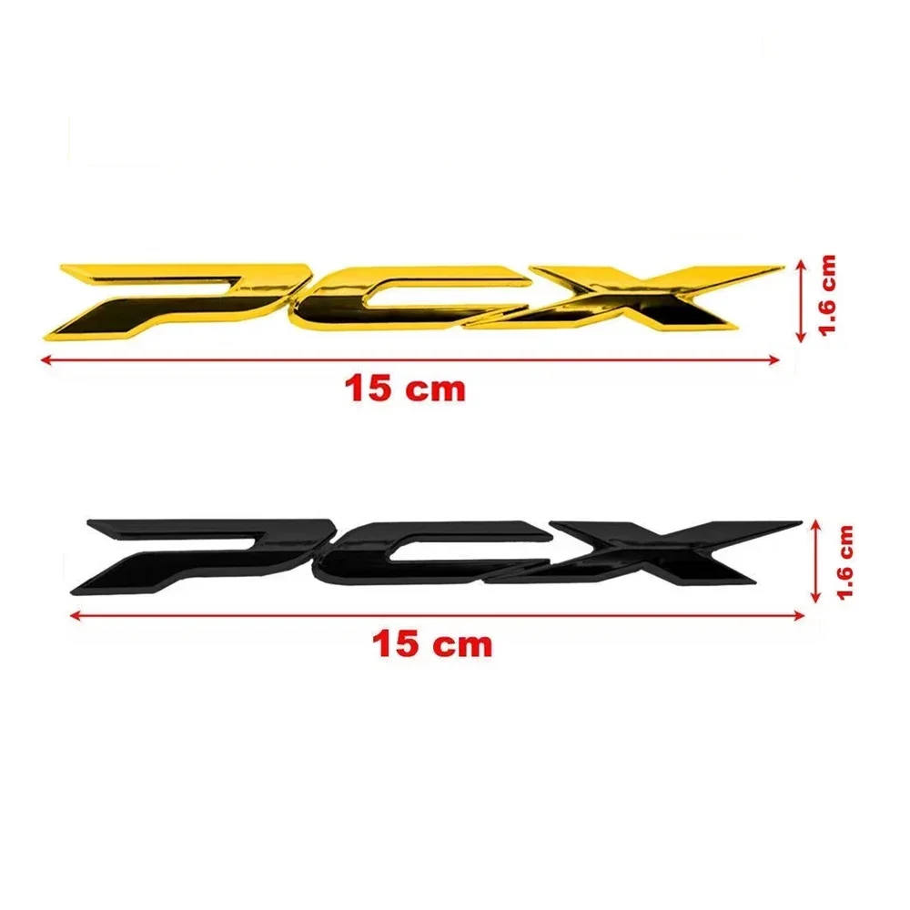 3D Black PCX 125 150 Motorcycle Sticker Logo Decal For Honda PCX 125 150 Motorcycle Sticker