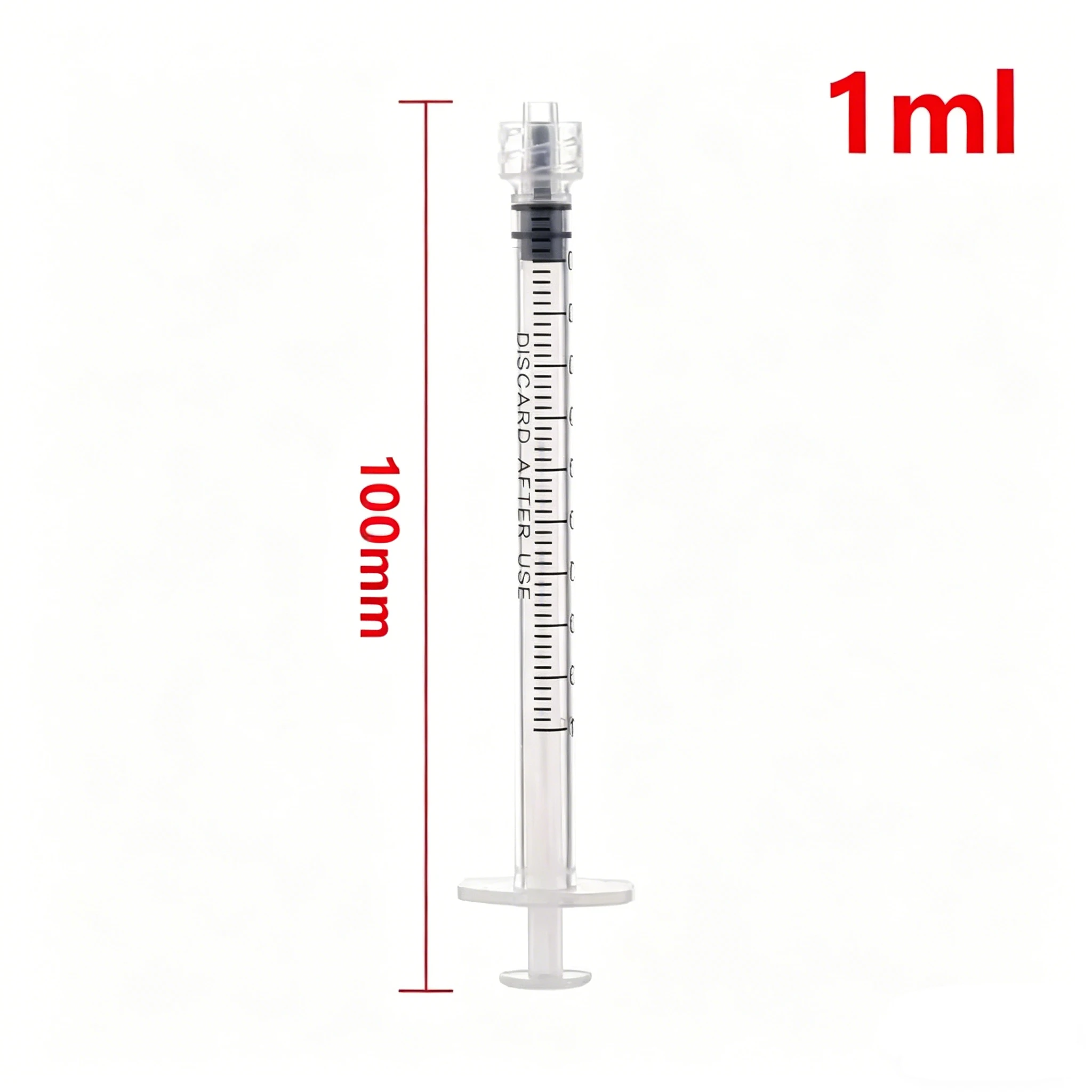 10-100 Pieces 1ml 1cc Laboratory Dedicated Luer Lock Syringe Individual Packaging Injector Glue Dispener Sterilized for Sampler