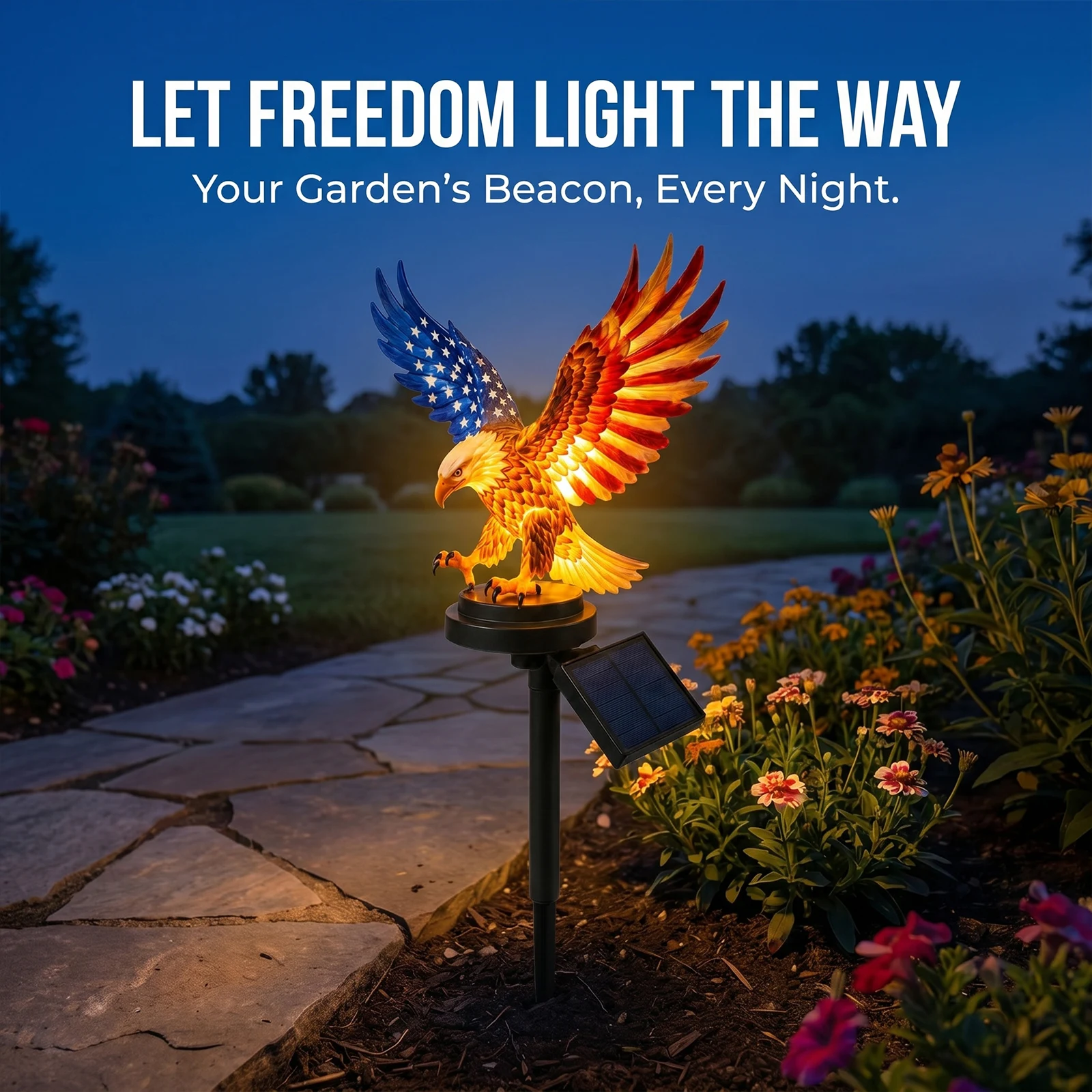 Luci Solari a Forma di Aquila  - Yard Lighting Decor recensione e prezzo
