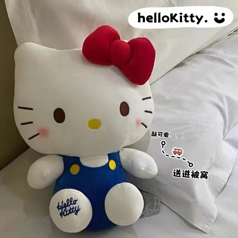 

Горячая плюшевая игрушка Hello Kitty, кукла-кошка, кукла Kt Cat, милая мультяшная игрушка, модель орнамента, детский рождественский подарок