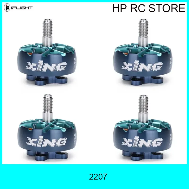 IFlight XING2 2207 FPV Motor 2755KV/1855KV for 4S-6S, Unibell Design Compatible with Nazgul & 5140 Propeller