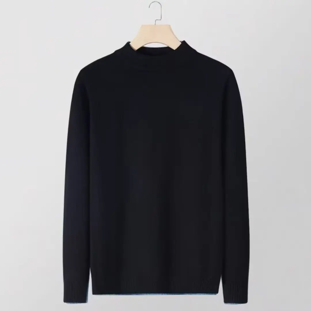 

Winter Thiened f-High Collar Pure Color Knitted Sweater Women's Slim Fit Inner Wear Autumn Winter Versatile Base irt