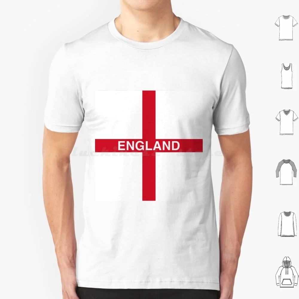 England St George Banner T Shirt Men Women Kids 6xl Spurs Stoke Coventry London Football Soccer St George Cross England Flag