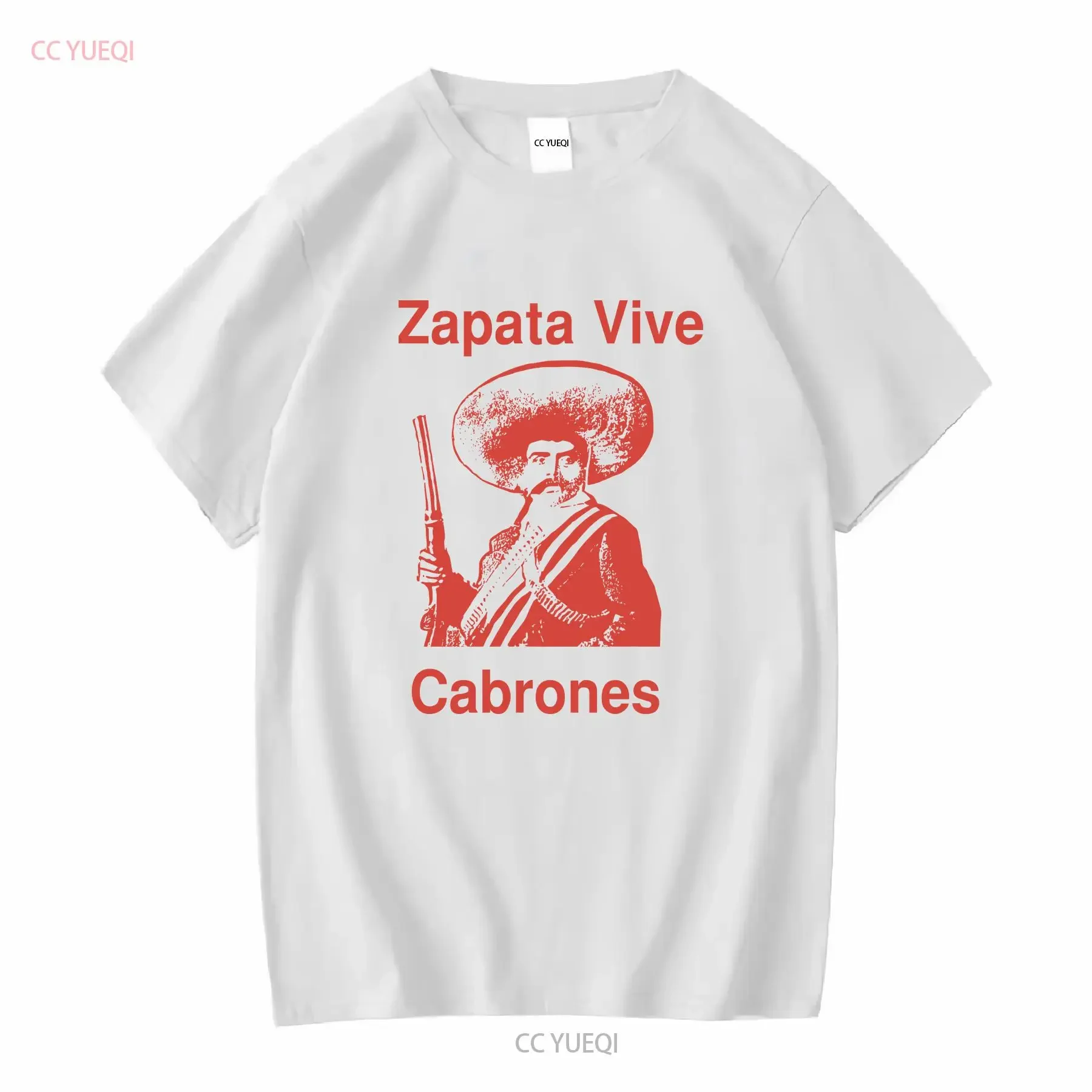 Nueva rara Zapata Vive Cabrones Zapatista Revolucion Sub Comandante Marcos EZLN Emiliano Retro camiseta Estilo Vintage vintage