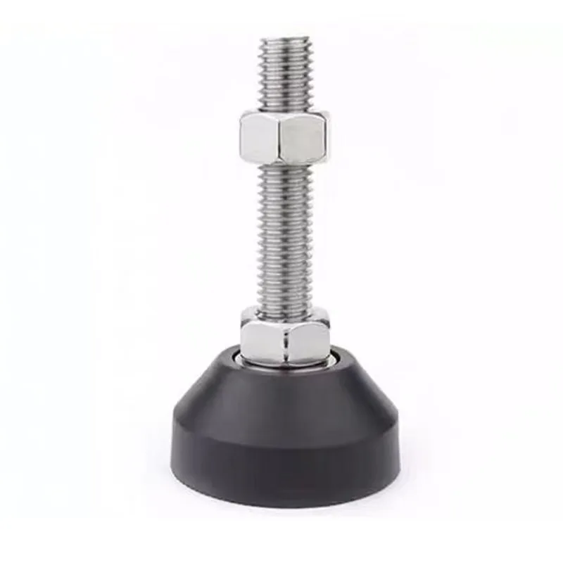4Pcs Adjustable Lathe Leg Dia 80mm Thread Adjustable Levelling Feet Swivel Base Articulating Legs M8 M10 M12 M14 M16 M18 M20