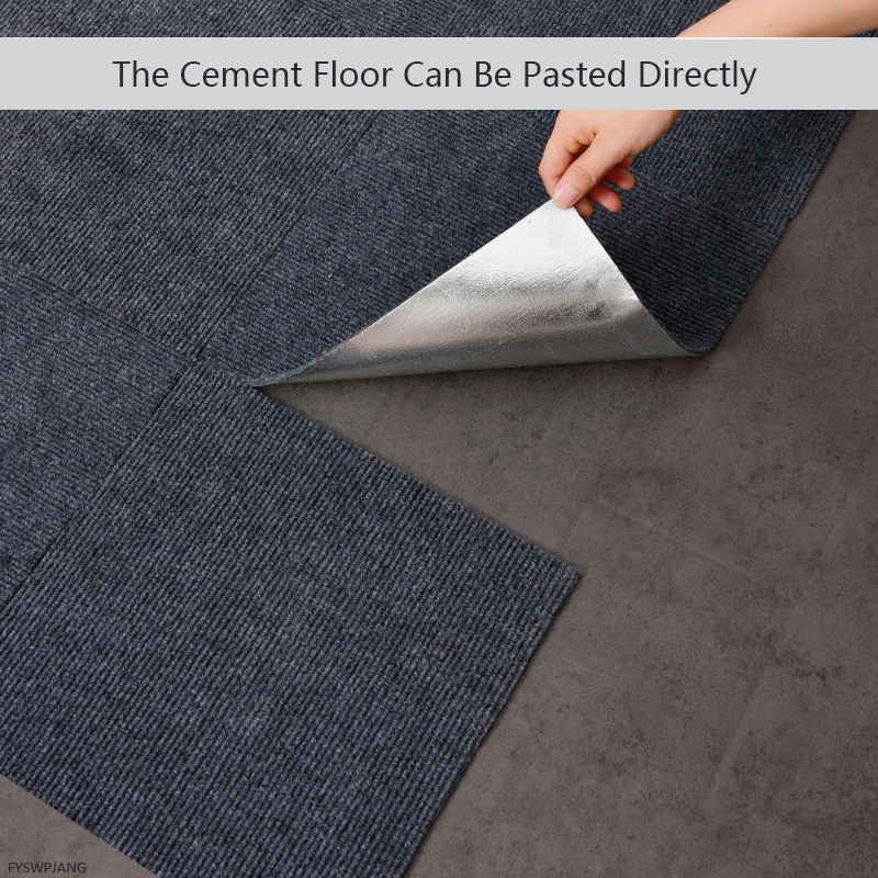 SXP Self-adhesive Carpet Home Floor Stickers Non-woven Floor Stickers Thickened Home Decoration Easy To Install 3D Wall Stickers