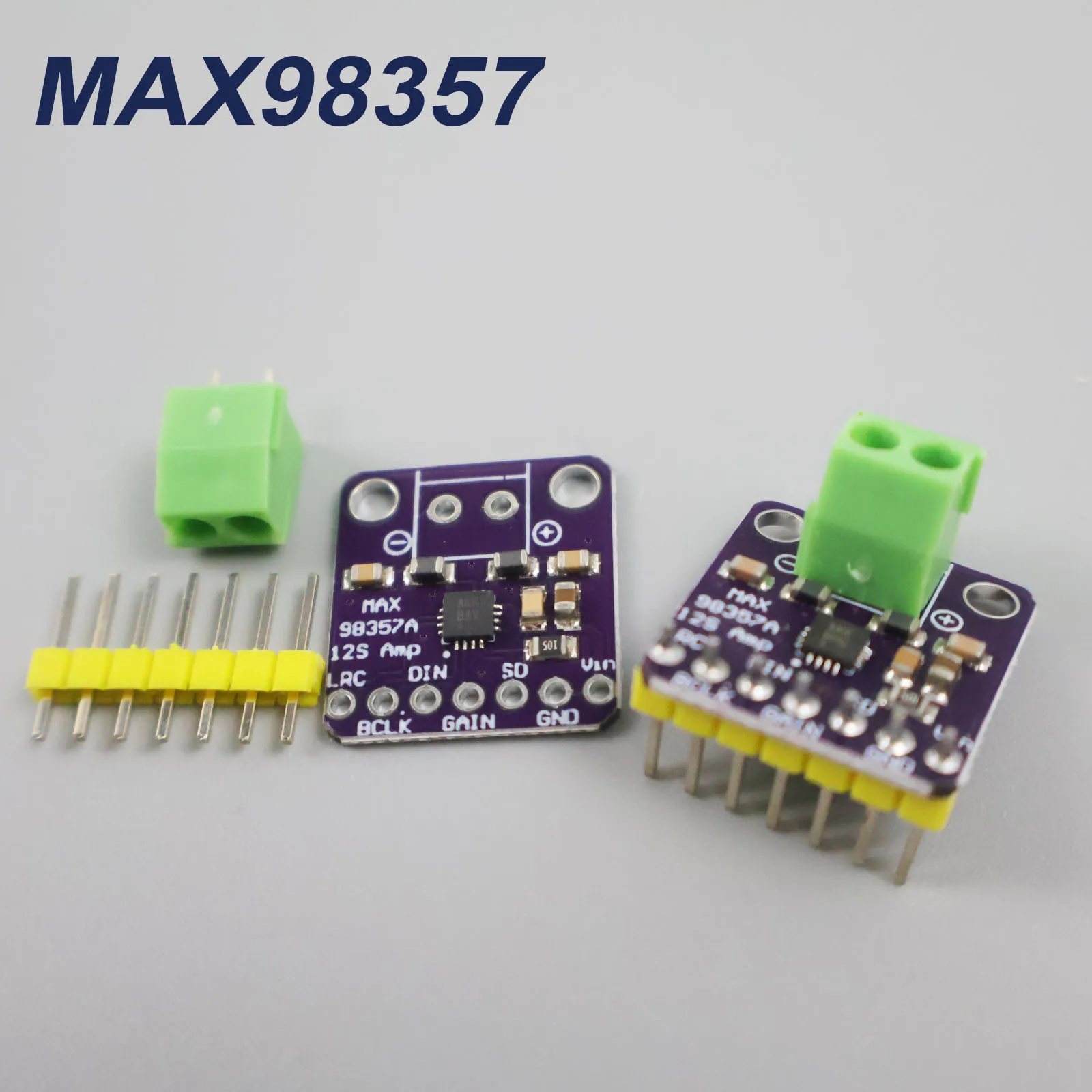 1/5Pcs MAX98357 I2S Digital Audio Amplifier Module 3W Class D for Raspberry Pi Pico ESP32 Arduino Audio DIY Pre-soldered Version