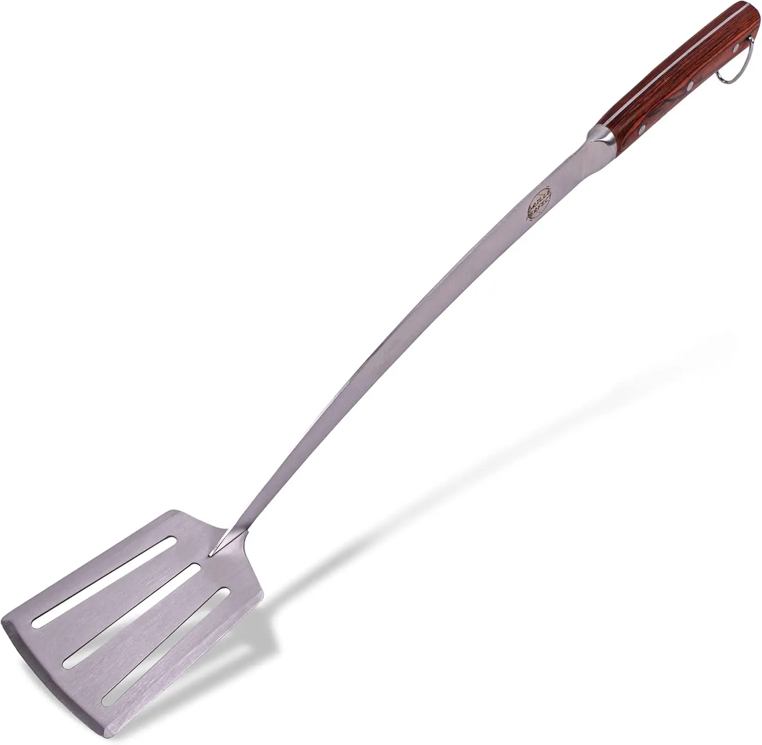 

24-inch Grill Spatula with Premium Hardwood Handle, Extra Long Stainless Steel Blade for BBQ, Grilling, and Fire Pit