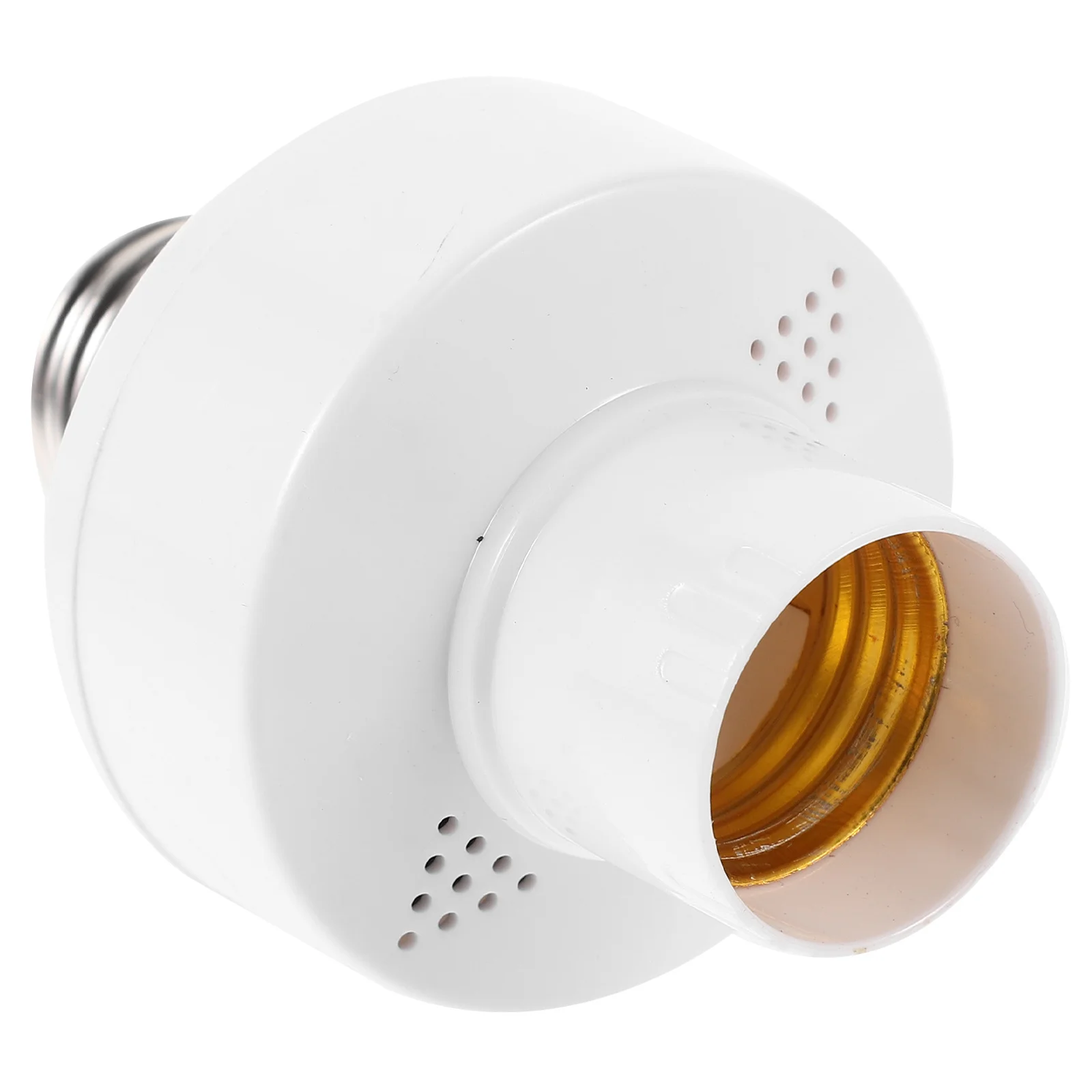 

Voice Control Lamp Holder E27 Smart Light Socket Adapter For Garage Workshop Bedroom Lighting Upgrade No App Needed