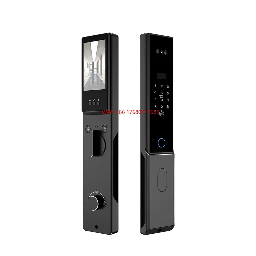 

Wi-Fi Fully Automatic Door Lock, 3D Face Recognition Door Lock Supporting Two-way Video Intercom and Palm Vein Unlock