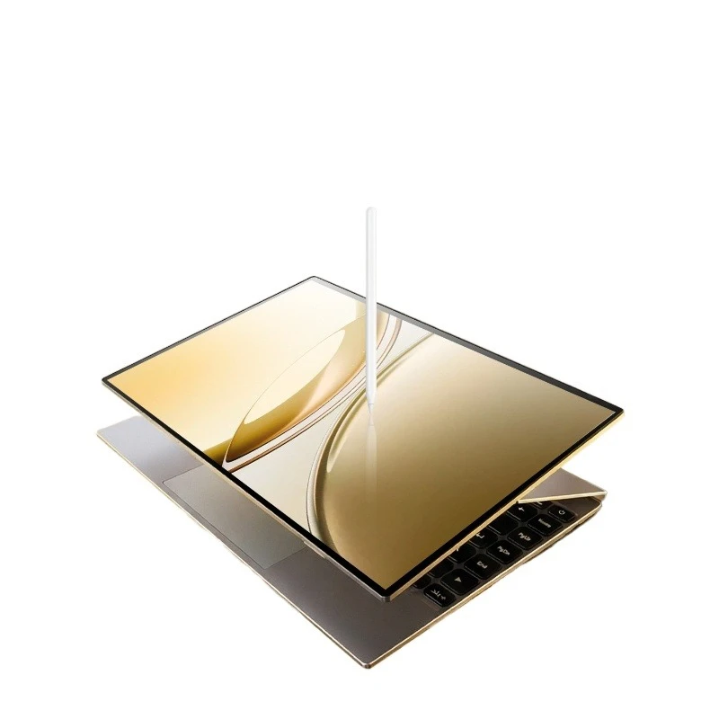 

2026 new dual-screen two-in-one computer, multi-function folding screen touch 360 ° flip light and thin business