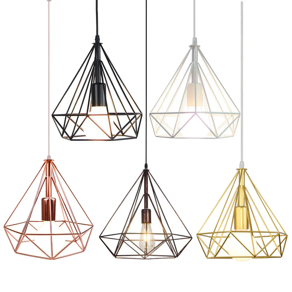 

Modern LED Pendant Light Vintage Industrial Hanging Lamp Kitchen Island Lamps Home Living Room Lighting suspension luminaire