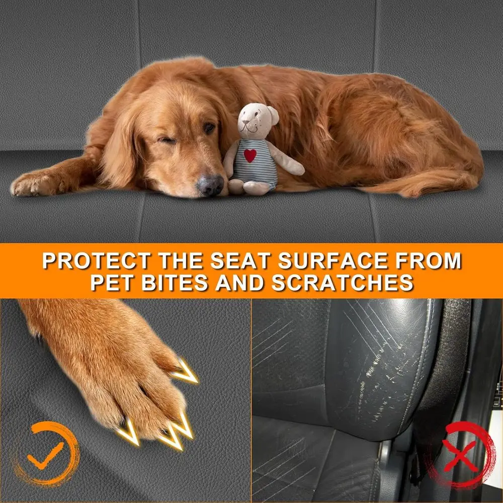 غطاء مقعد جلدي متوافق مع موديل Kenworth T680، T880، W990، مع أغطية مسند الذراع مقاس 17 بوصة، ظهر مرتفع للسائق أو الركاب