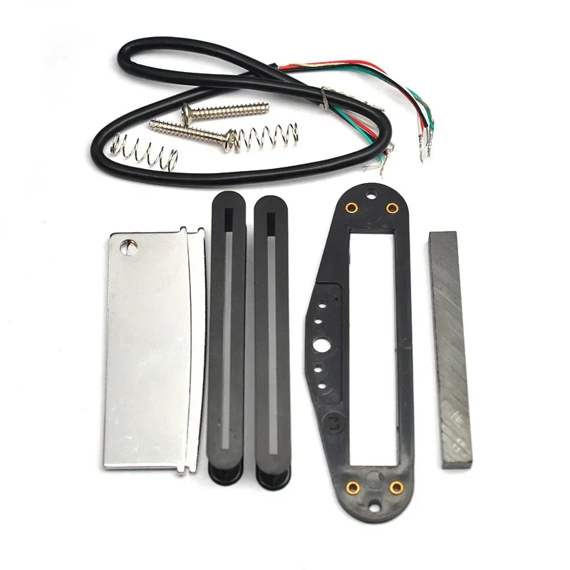 

Electric Pickup DIY Kits- Mini Humbucker Double Coil Pickup Bobbin/Ceramic Bar/Cable/Blade/Baseplate Pieces Pickup Kits