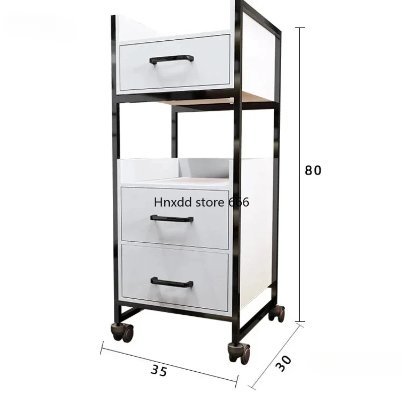 Storage Cart With Wheels Chariot De Service Barber Trolley Professional Hairdresser Hairdressing Carts Rolling Tray Spa Shopping